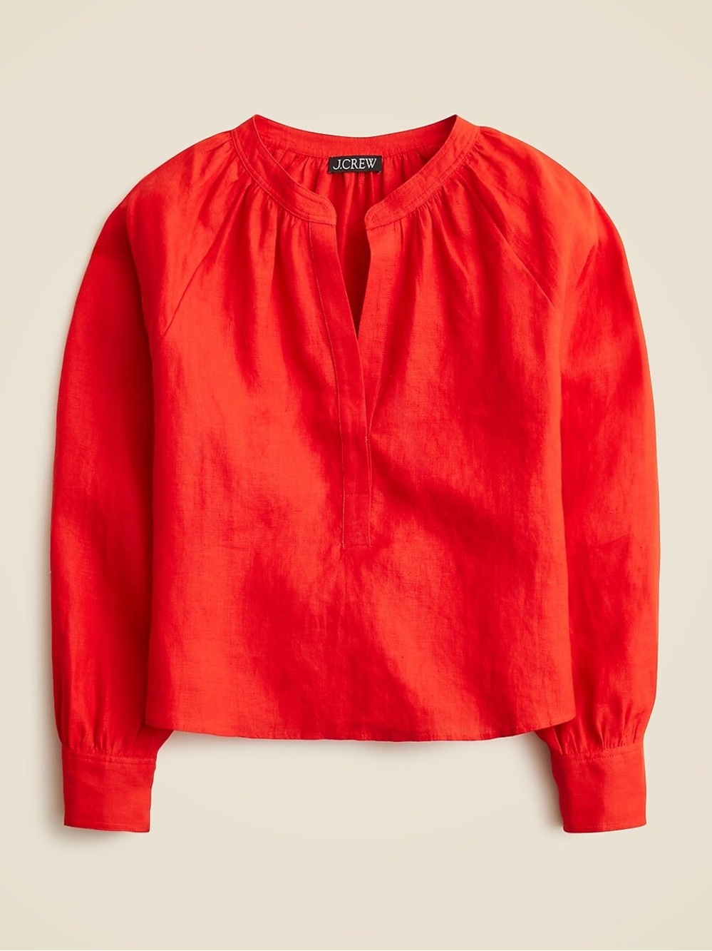 J. Crew Cabana top in linen - Picture 2 of 5